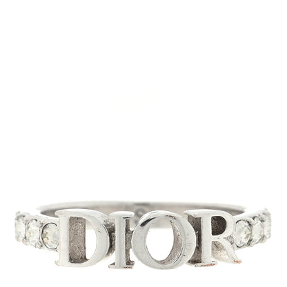 Christian Dior Metal Crystal Dio(R)evolution Ring S Silver 1 of 4