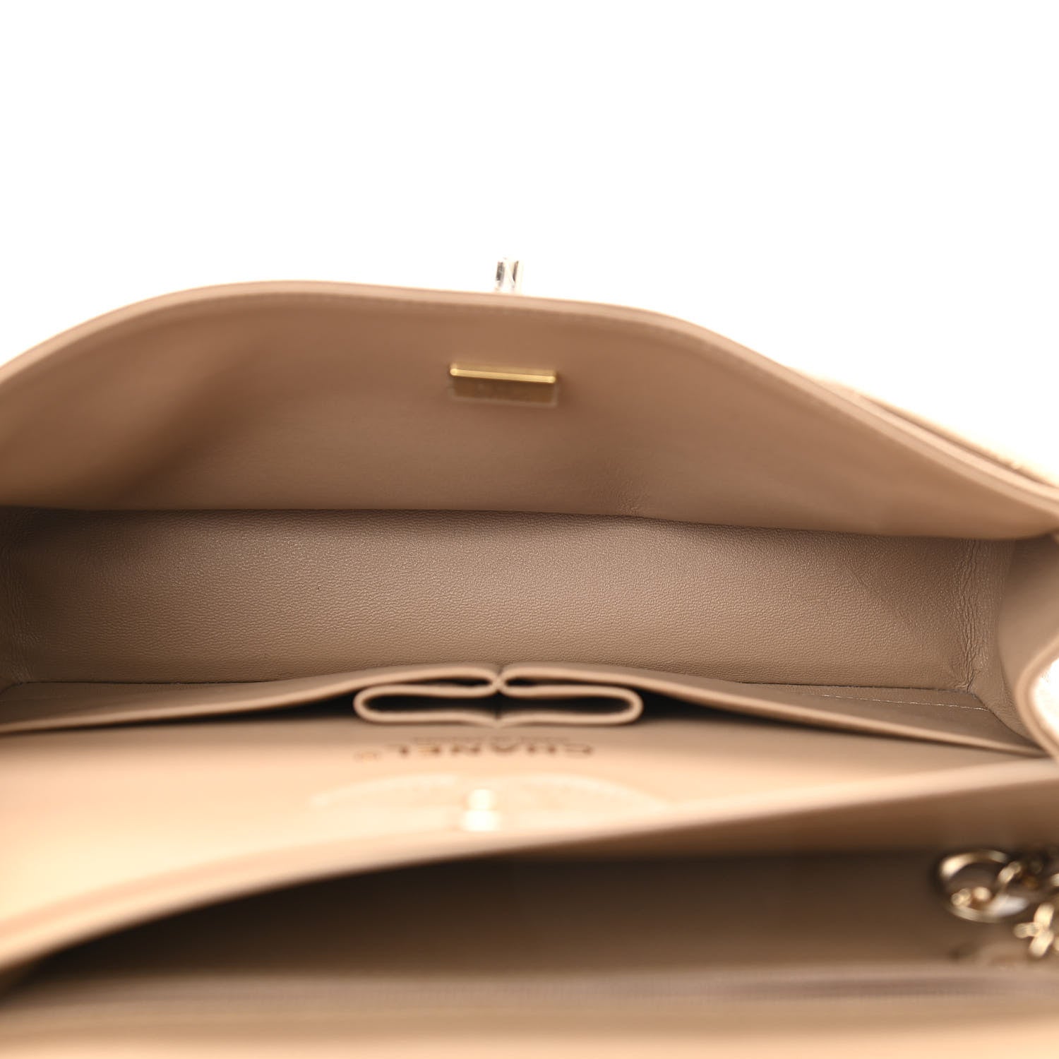 Chanel Caviar Quilted Small Double Flap Dark Beige 5 of 11