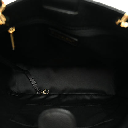 Chanel Caviar Quilted Vertical Grand Shopping Tote GST Black 5 of 10
