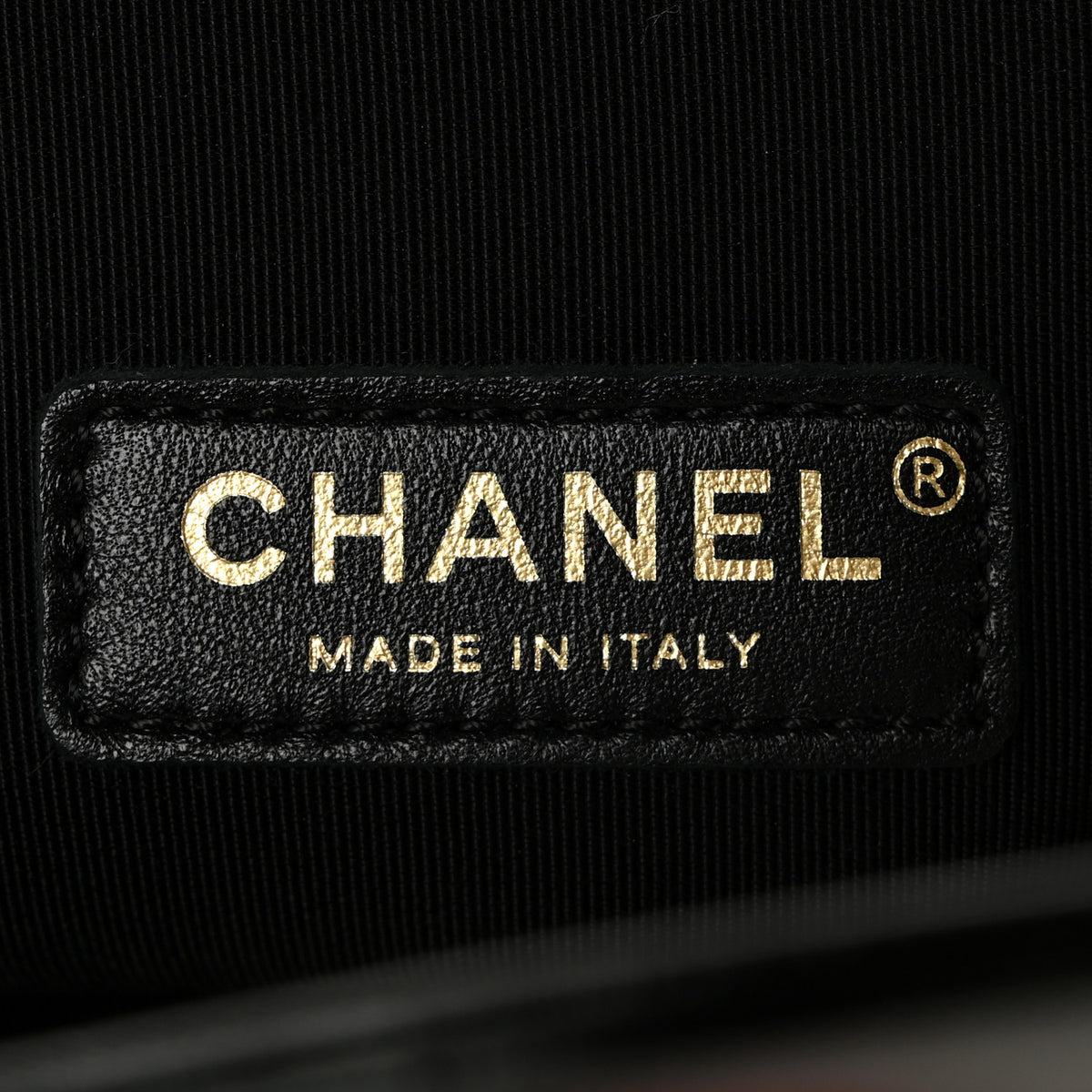 Chanel Patent Calfskin Canvas Printed Large 31 Shopping Bag Black 6 of 11