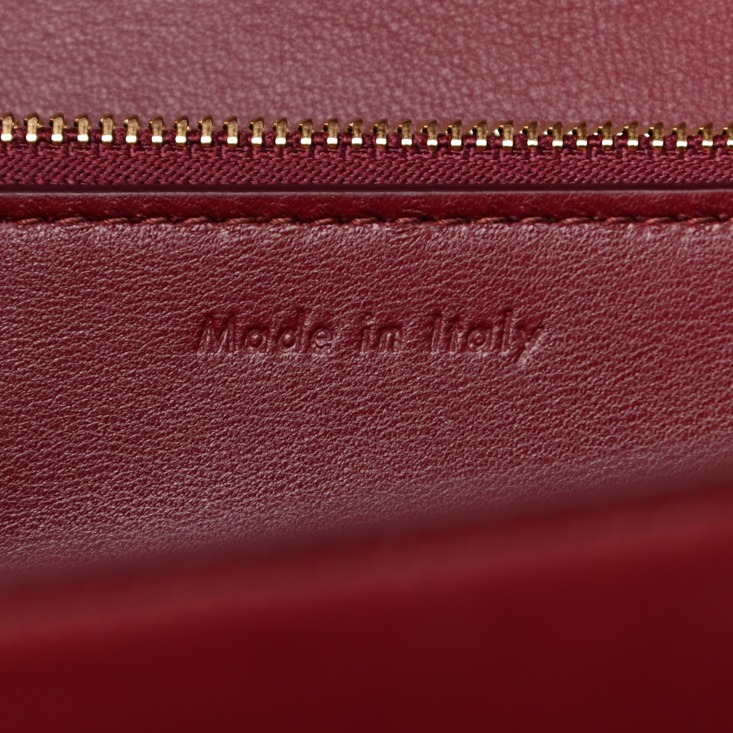 Celine Box Calfskin Medium Classic Box Flap Bag Burgundy 7 of 16