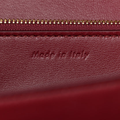Celine Box Calfskin Medium Classic Box Flap Bag Burgundy 7 of 16