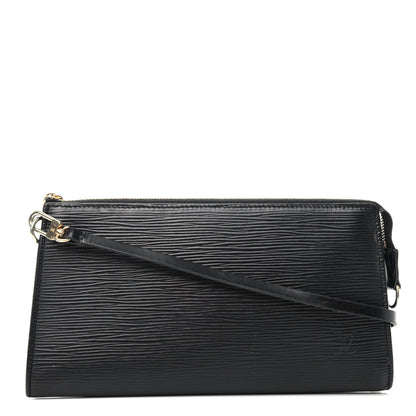 Louis Vuitton Epi Pochette Accessories 24 Black 1 of 11