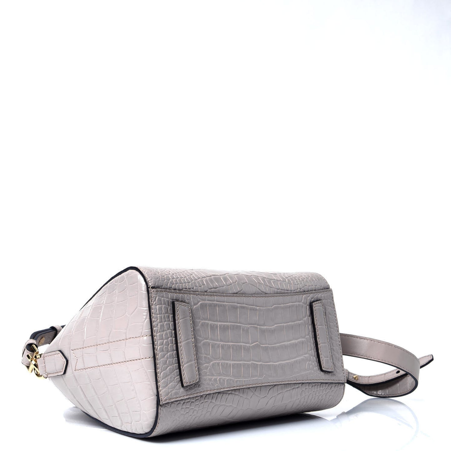 Calfskin Crocodile Embossed Mini Antigona Dune