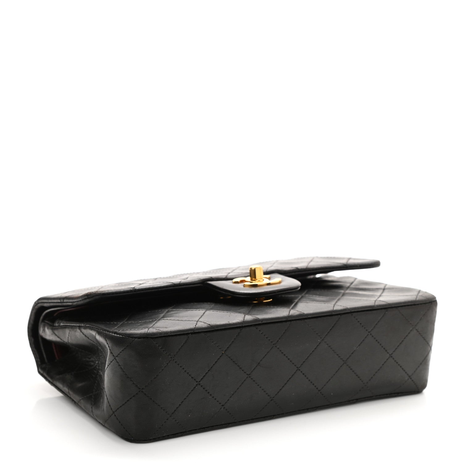 Chanel Lambskin Quilted Small Double Flap Black 4 of 11