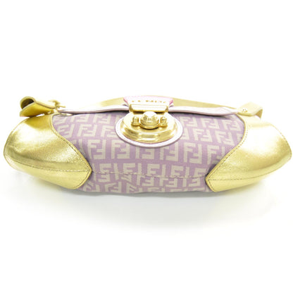 Fendi Zucchino Compilation Hobo Pink 4 of 10