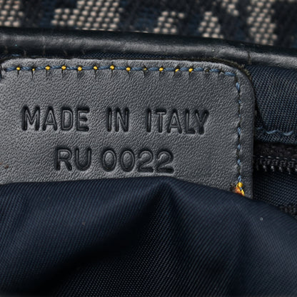 Christian Dior Monogram Saddle Bag Blue 7 of 16
