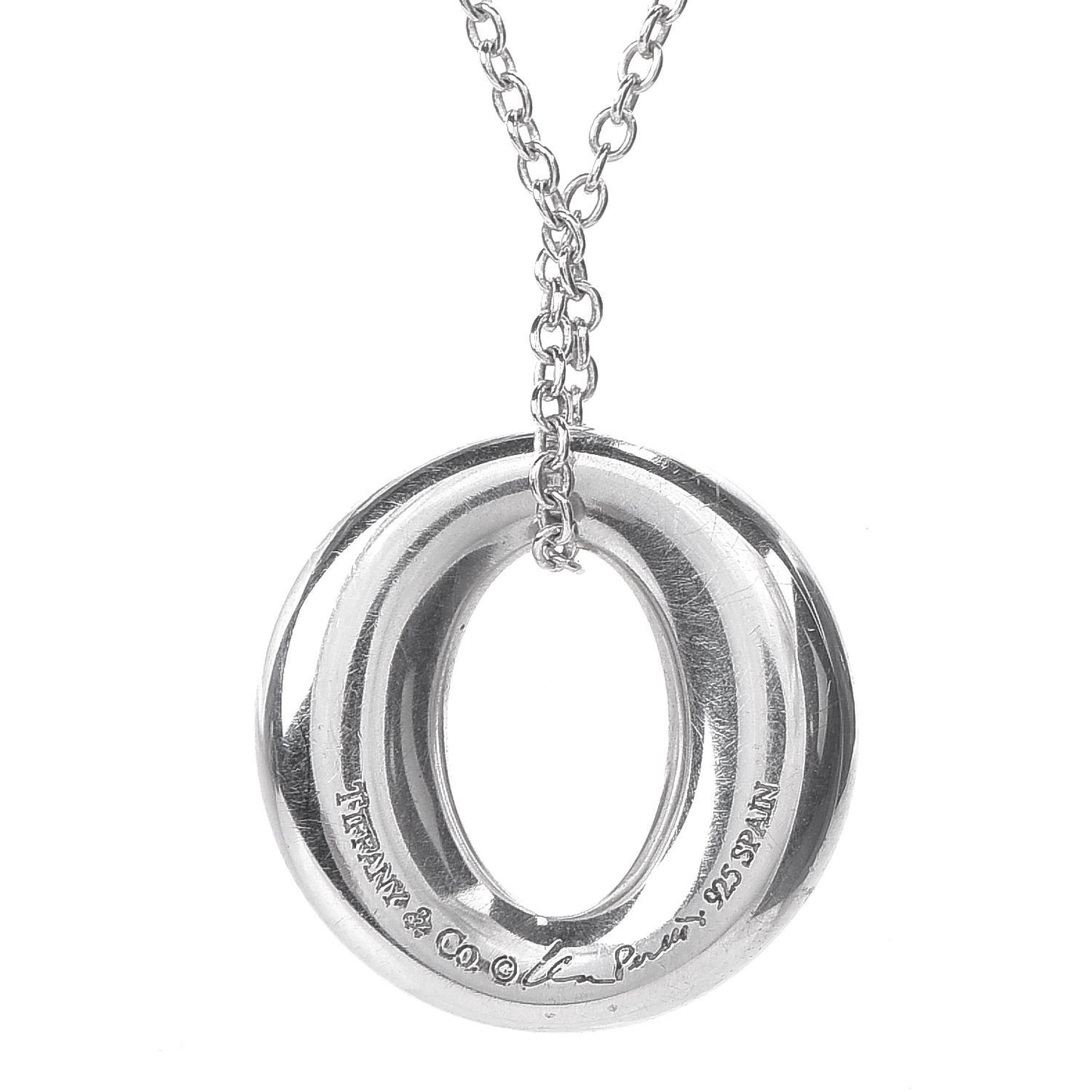 Sterling Silver Elsa Peretti Sevillana Pendant Necklace