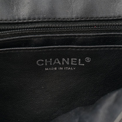 Chanel Patent Quilted Jumbo Single Flap Black 6 of 12