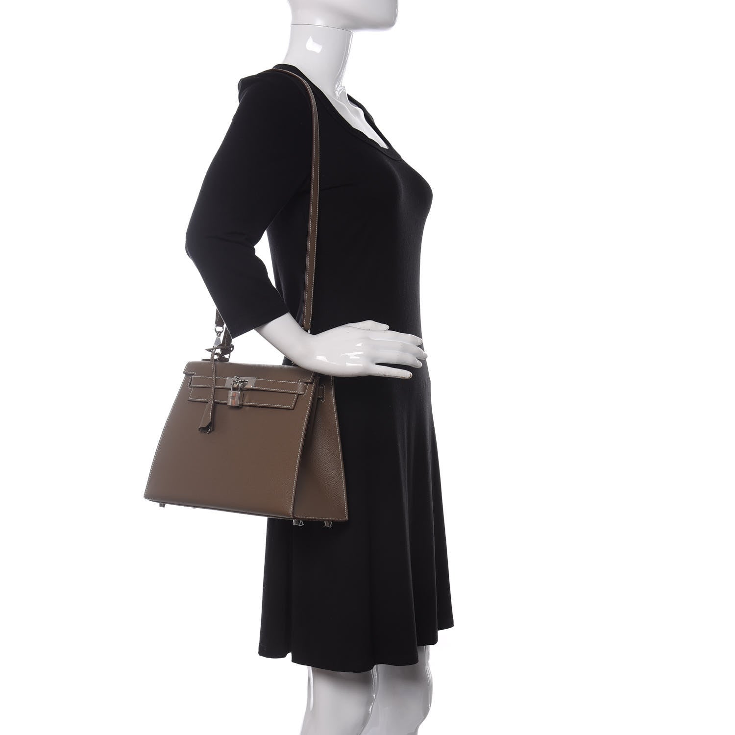 Hermes Epsom Kelly Sellier 28 Etoupe 2 of 11