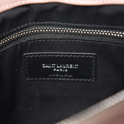 Saint Laurent Calfskin Y Quilted Monogram Medium Loulou Chain Satchel Rose Antic 6 of 14