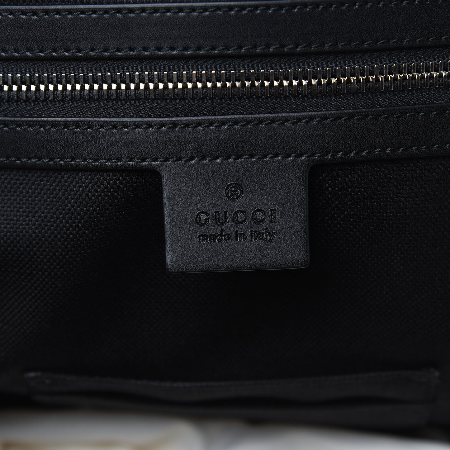 GG Supreme Monogram Web Tote Backpack Black Grey