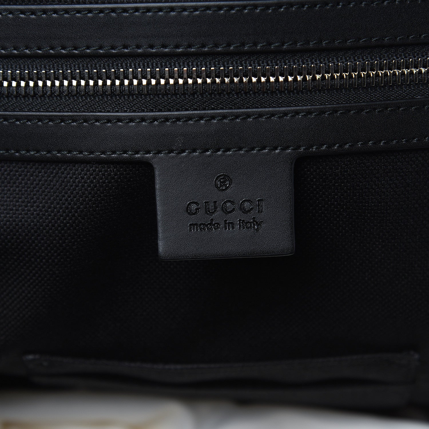 Gucci GG Supreme Monogram Web Tote Backpack Black Grey 6 of 9