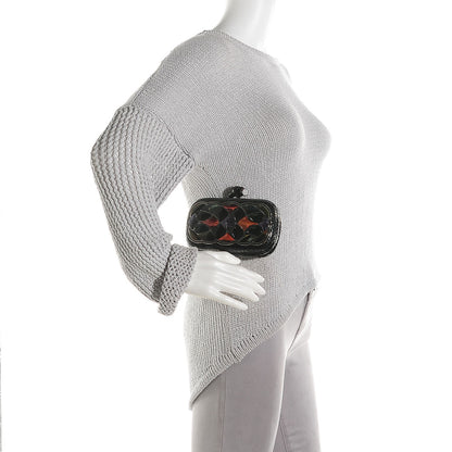 Bottega Veneta Multi Stone Ayers Knot Clutch Black 2 of 7