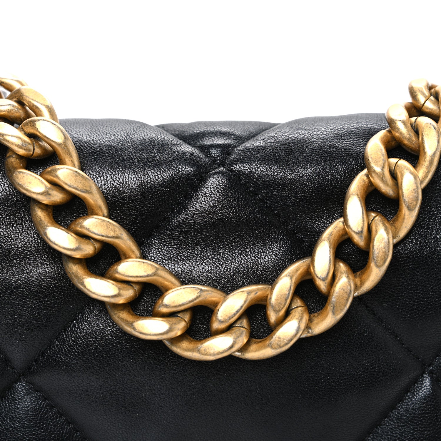 Chanel Lambskin Quilted Medium Chanel 19 Flap Black 8 of 10