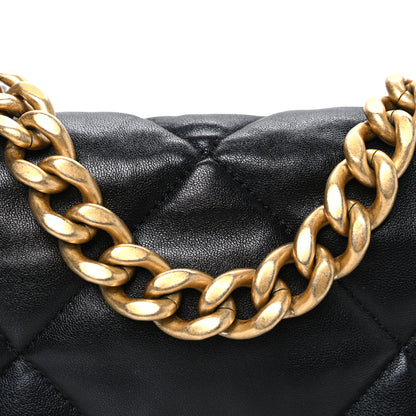 Chanel Lambskin Quilted Medium Chanel 19 Flap Black 8 of 10