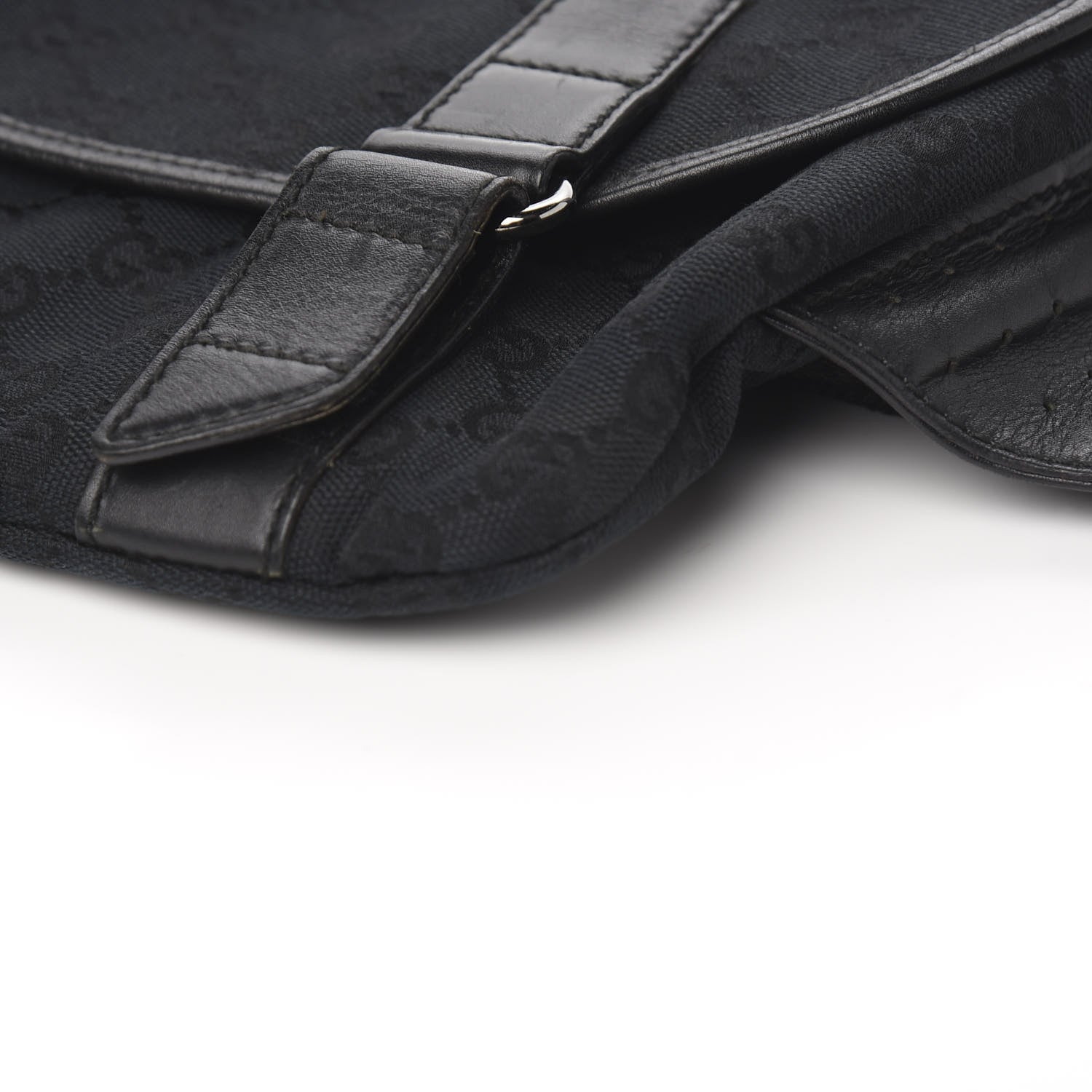 Gucci Monogram Waist Belt Bag Black 6 of 8
