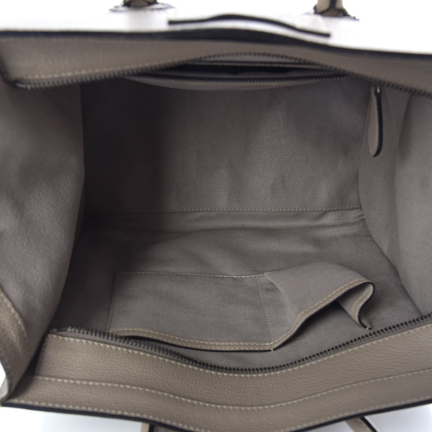 Drummed Calfskin Mini Luggage Dune