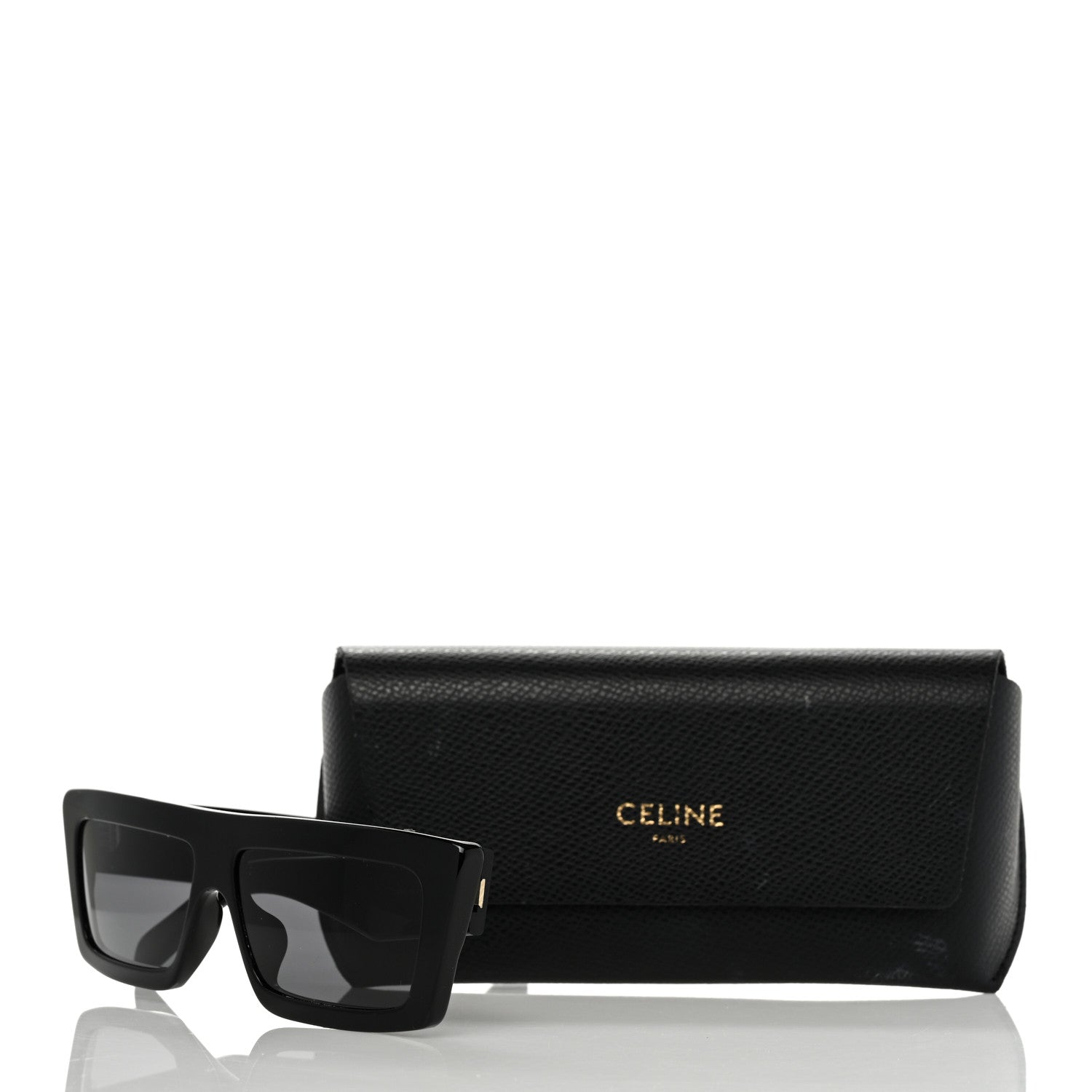 Celine Acetate Monochroms 02 Square Sunglasses CL40214U Black 7 of 7
