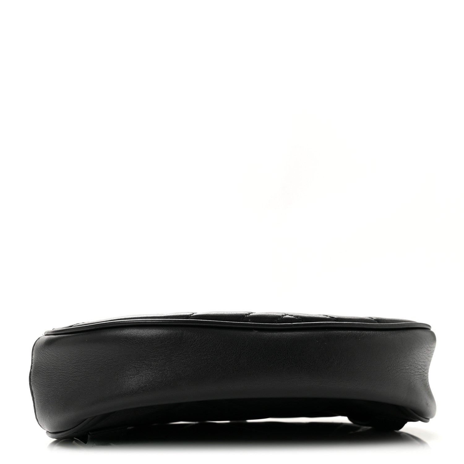 Gucci Calfskin Matelasse GG Marmont Belt Bag 85 34 Black 3 of 13