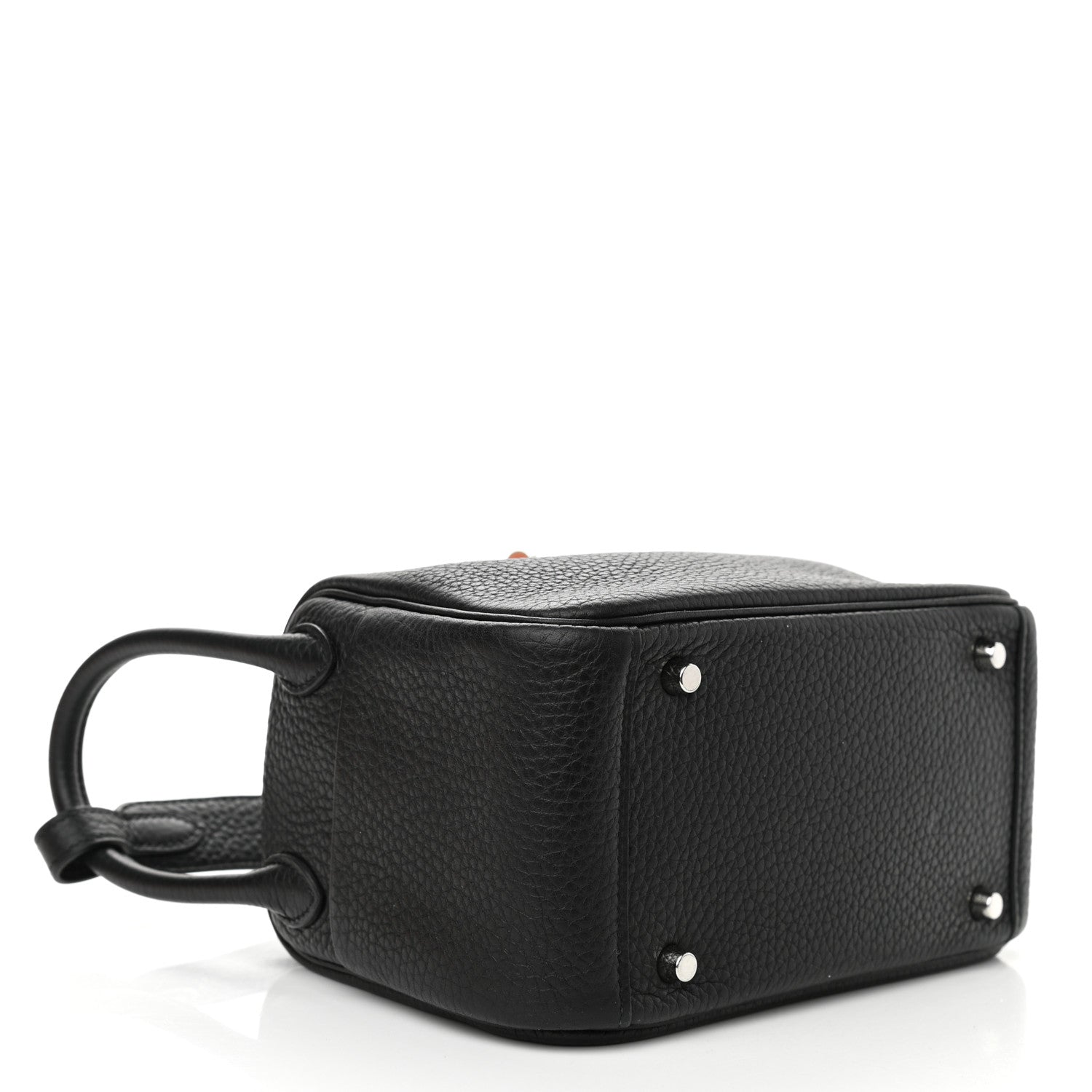 Hermes Taurillon Clemence Mini Lindy 20 Black 4 of 12