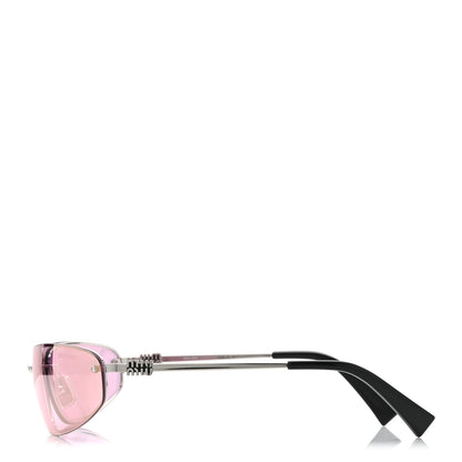 Miu Miu Metal Nocturne Sunglasses SMUA50 Pink Silver 3 of 8
