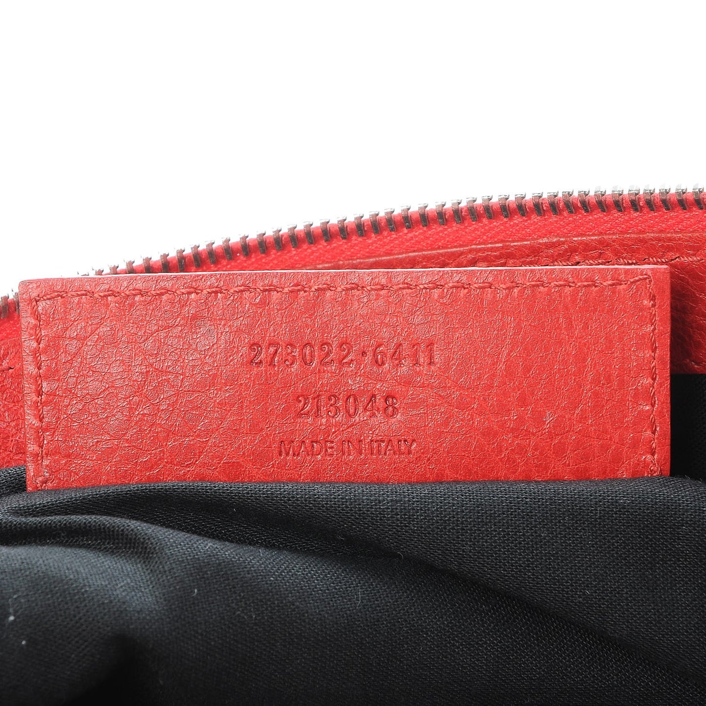 Agneau Arena Classic Hardware Medium Clip Rouge Coquelicot