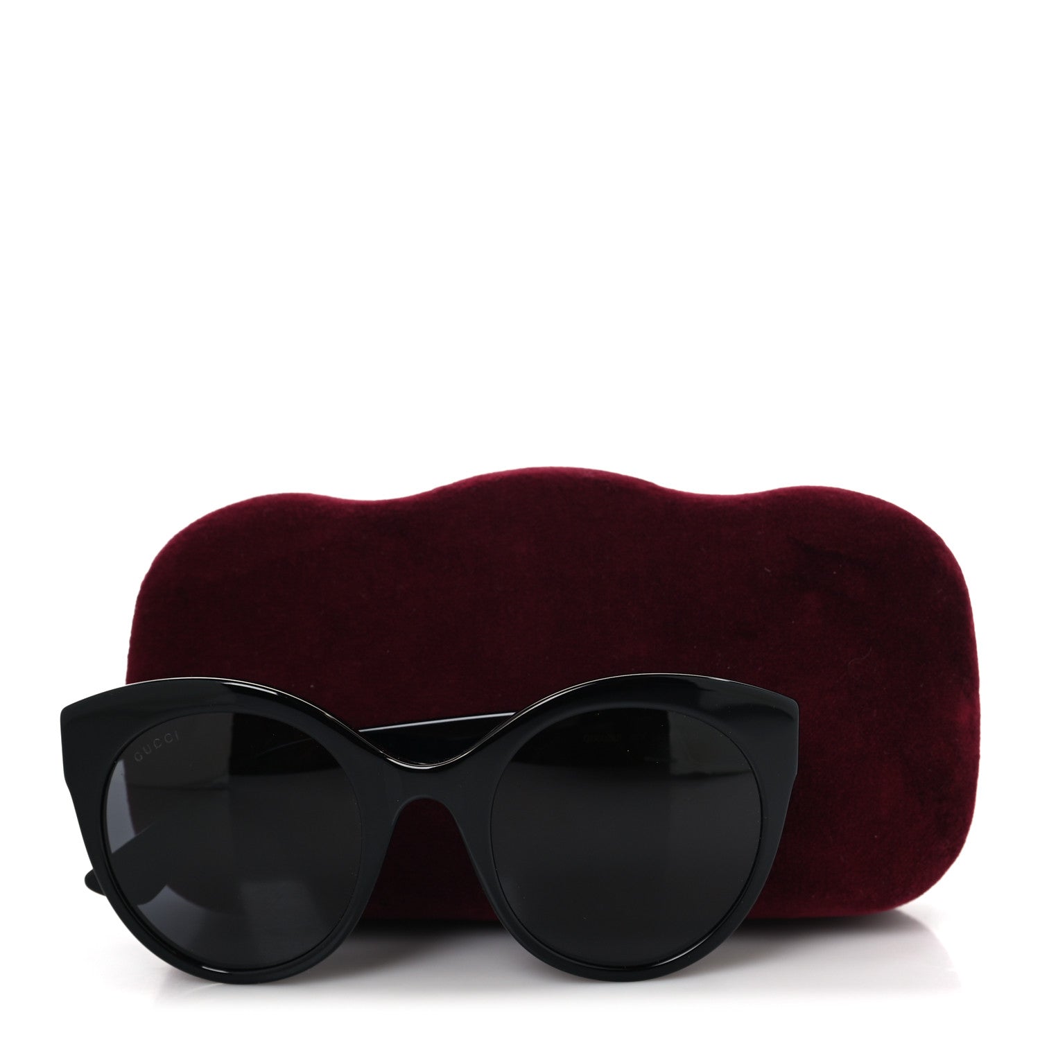 Gucci Round GG Sunglasses GG0028S Black 7 of 7