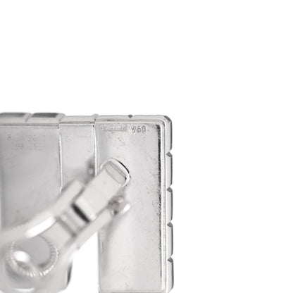 Chopard 18K White Gold Diamond Ice Cube Clip-On Earrings 4 of 5