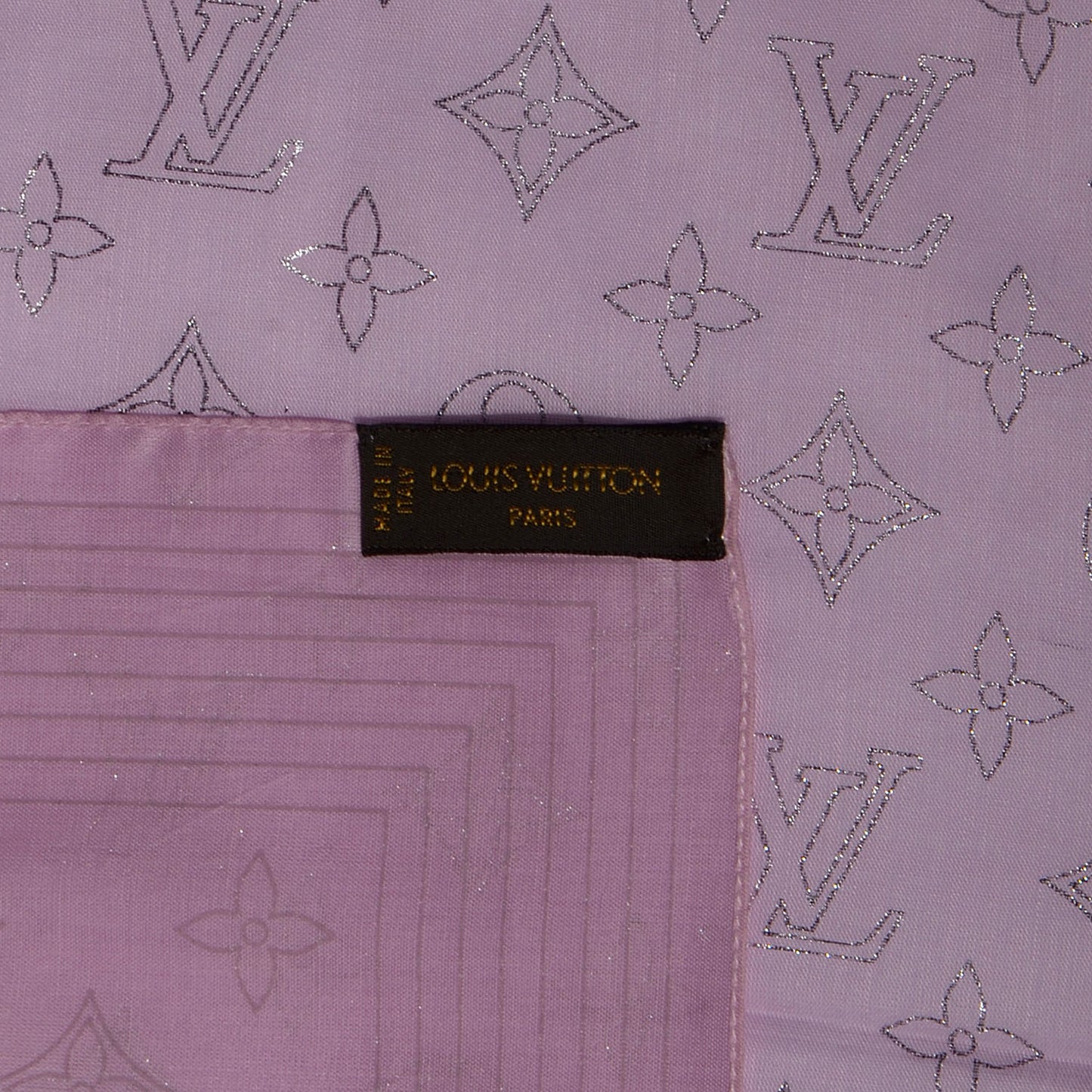 Cotton Monogram Bandana Purple