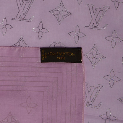 Louis Vuitton Cotton Monogram Bandana Purple 4 of 4