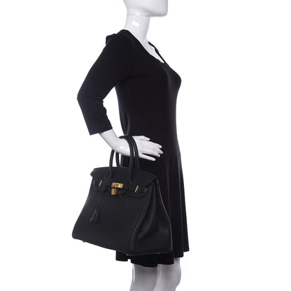 Hermes Togo Birkin 35 Black 2 of 11