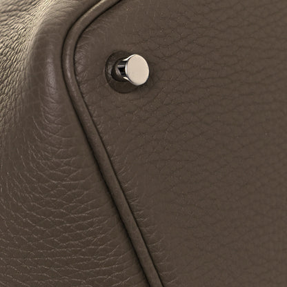 Hermes Taurillon Clemence Picotin Lock 18 PM Etoupe 8 of 12