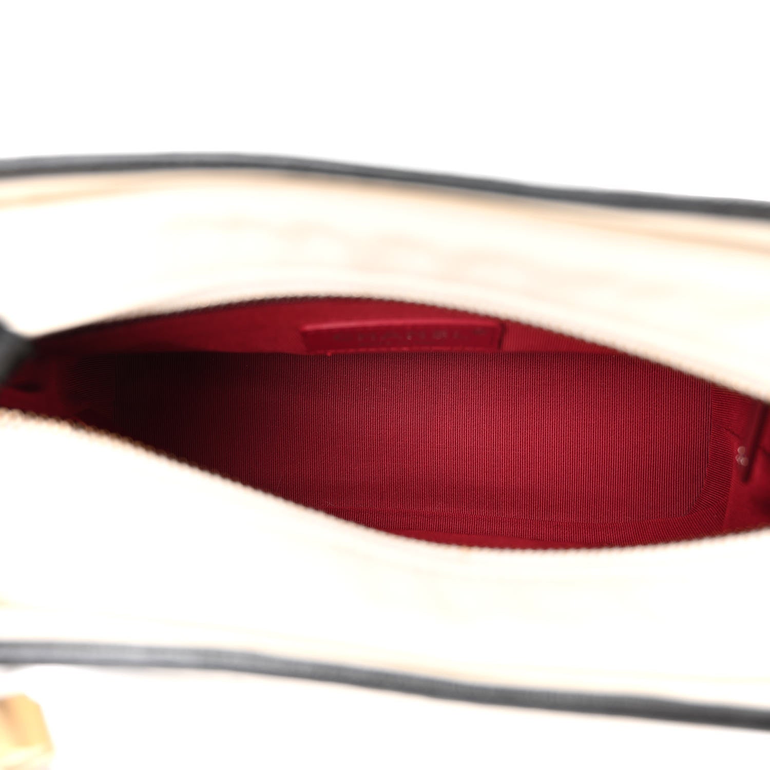 Chanel Aged Calfskin Quilted Small Gabrielle Hobo Black White 5 of 12