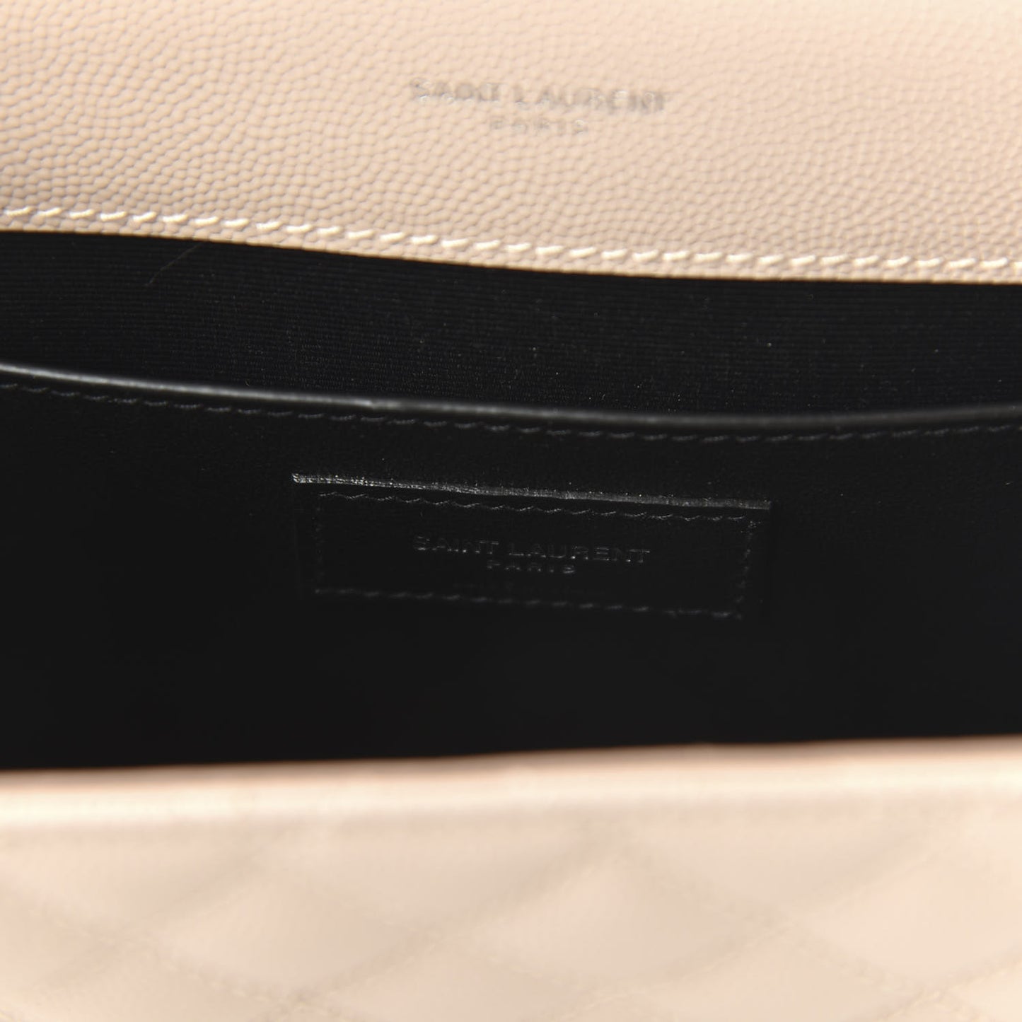 Grain De Poudre Textured Mixed Matelasse Medium Triquilt Monogram Satchel Marble Pink