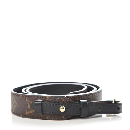 Louis Vuitton Monogram Bandouliere Shoulder Strap XL Black 2 of 4