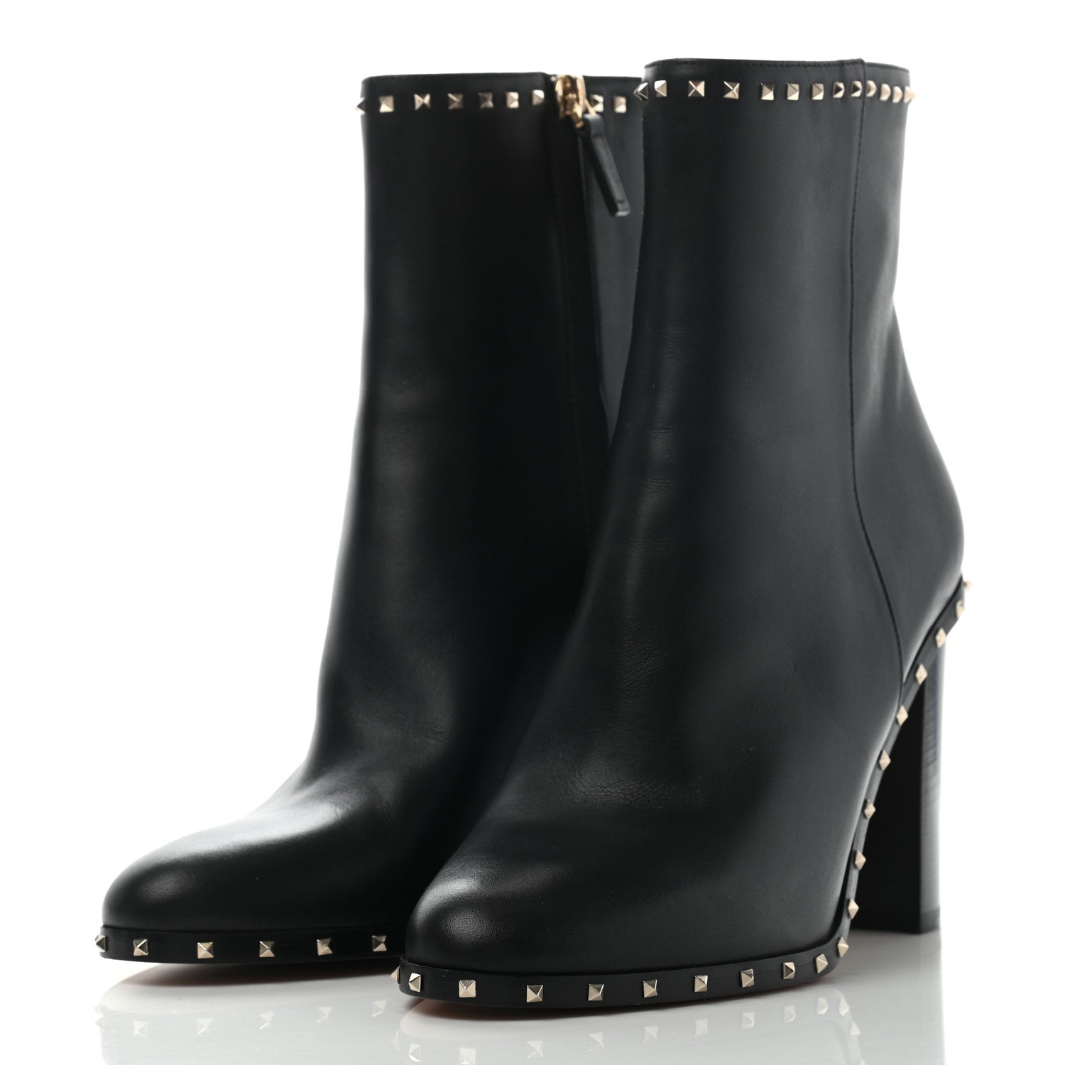 Valentino Garavani Nappa Soul Rockstud 90mm Ankle Boots 39 Black 2 of 11