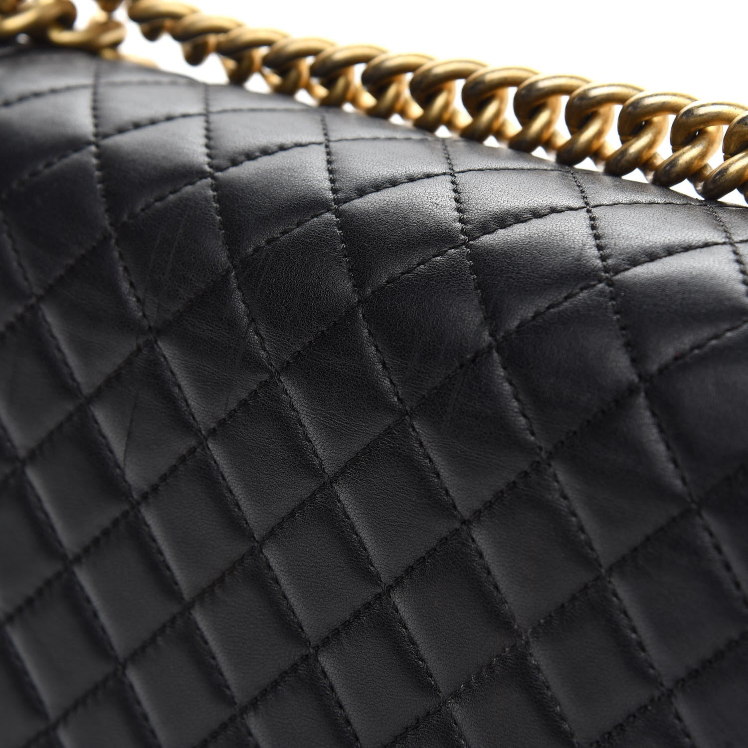 Chanel Lambskin Quilted New Medium Boy Flap Black 10 of 11