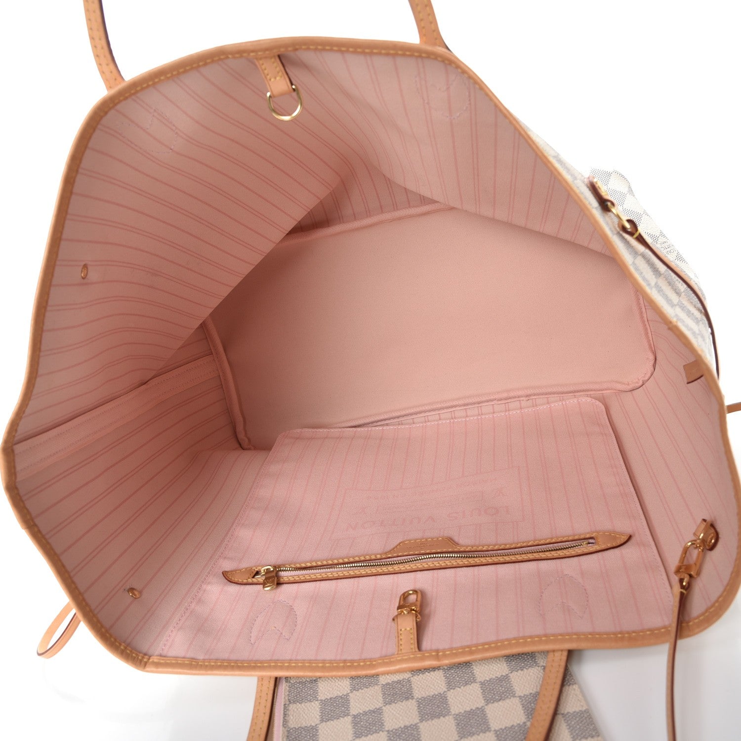 Louis Vuitton Damier Azur Neo Neverfull GM Rose Ballerine 6 of 10