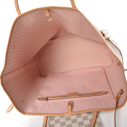 Louis Vuitton Damier Azur Neo Neverfull GM Rose Ballerine 6 of 10