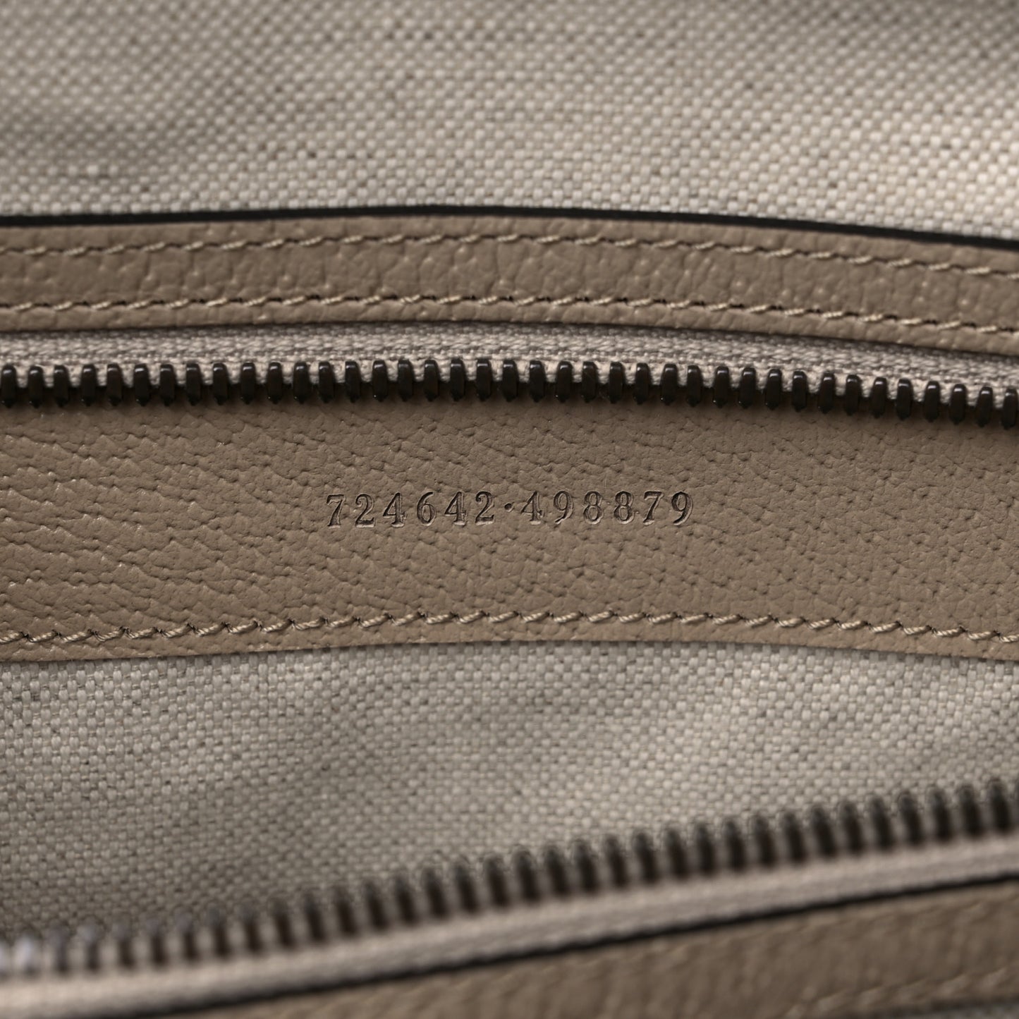 GG Supreme Monogram Textured Dollar Calfskin Web Medium Savoy Duffle Bag Beige Mystic White Oatmeal