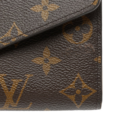 Louis Vuitton Monogram Sarah Wallet NM Rose Ballerine 9 of 13