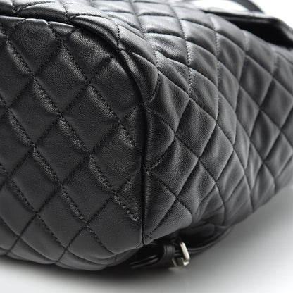 Chanel Lambskin Quilted Large Urban Spirit Backpack Black 10 of 10