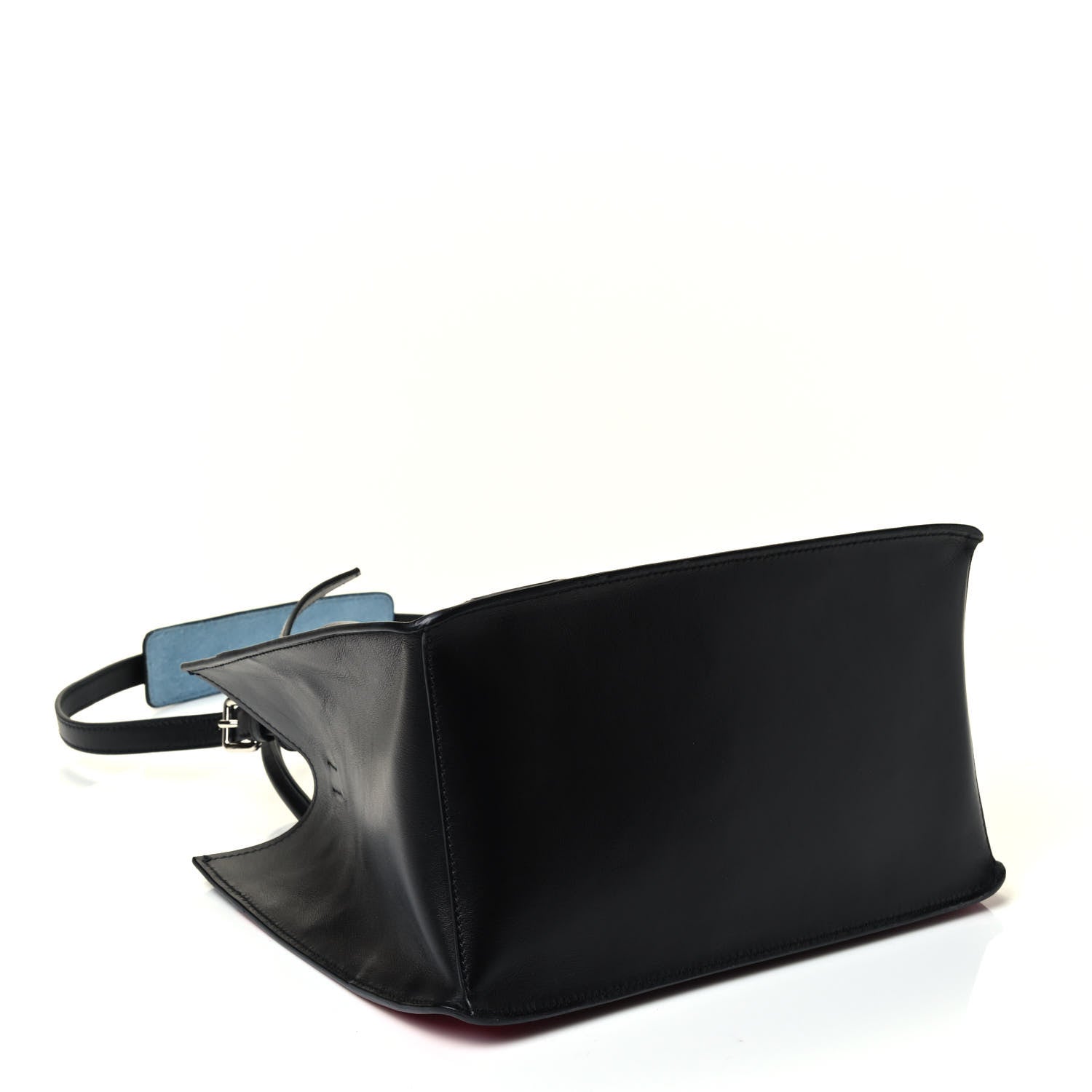 Prada City Calfskin Printed Comic Etiquette Tote Black 3 of 4