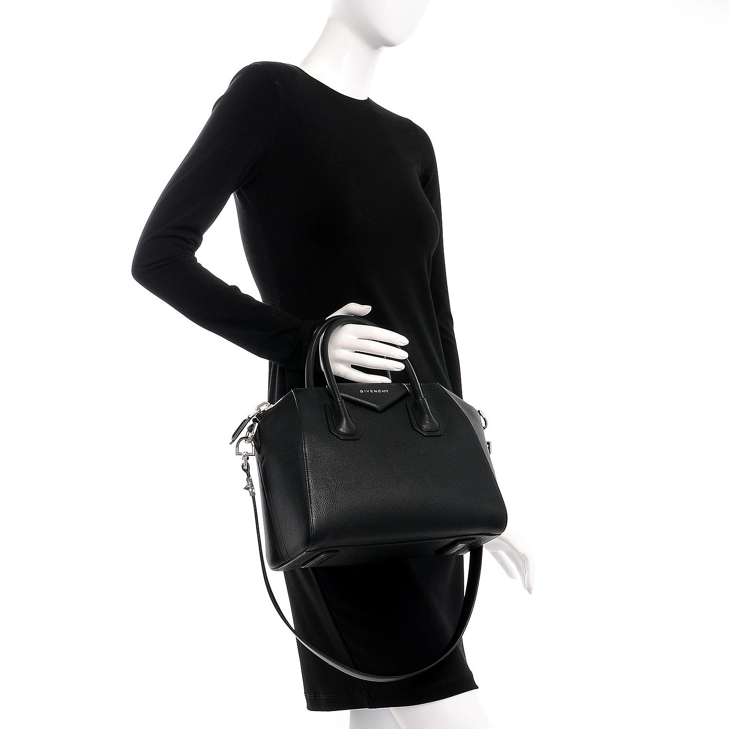 Givenchy Sugar Goatskin Small Antigona Black 3 of 8