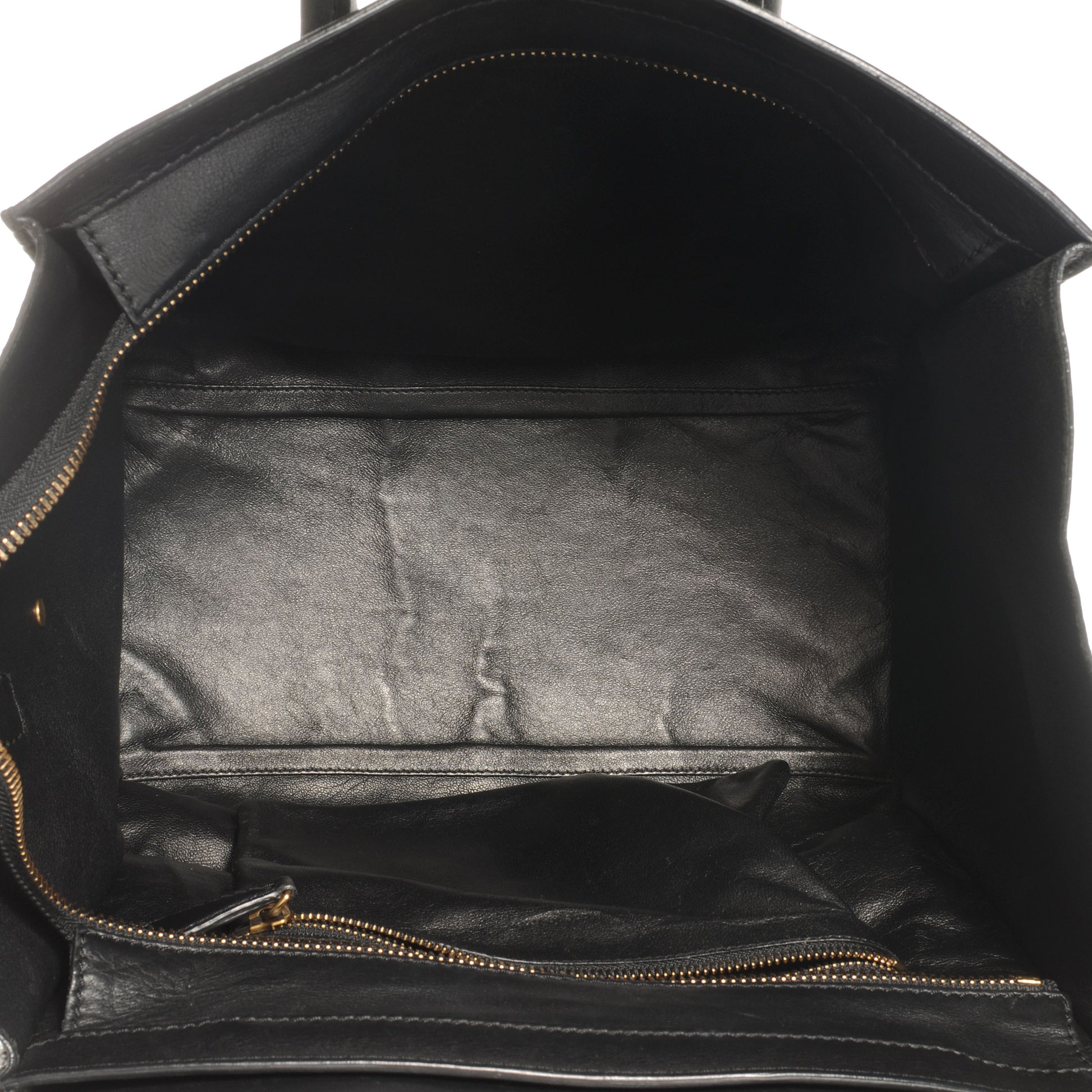Celine Smooth Calfskin Mini Luggage Black 5 of 9