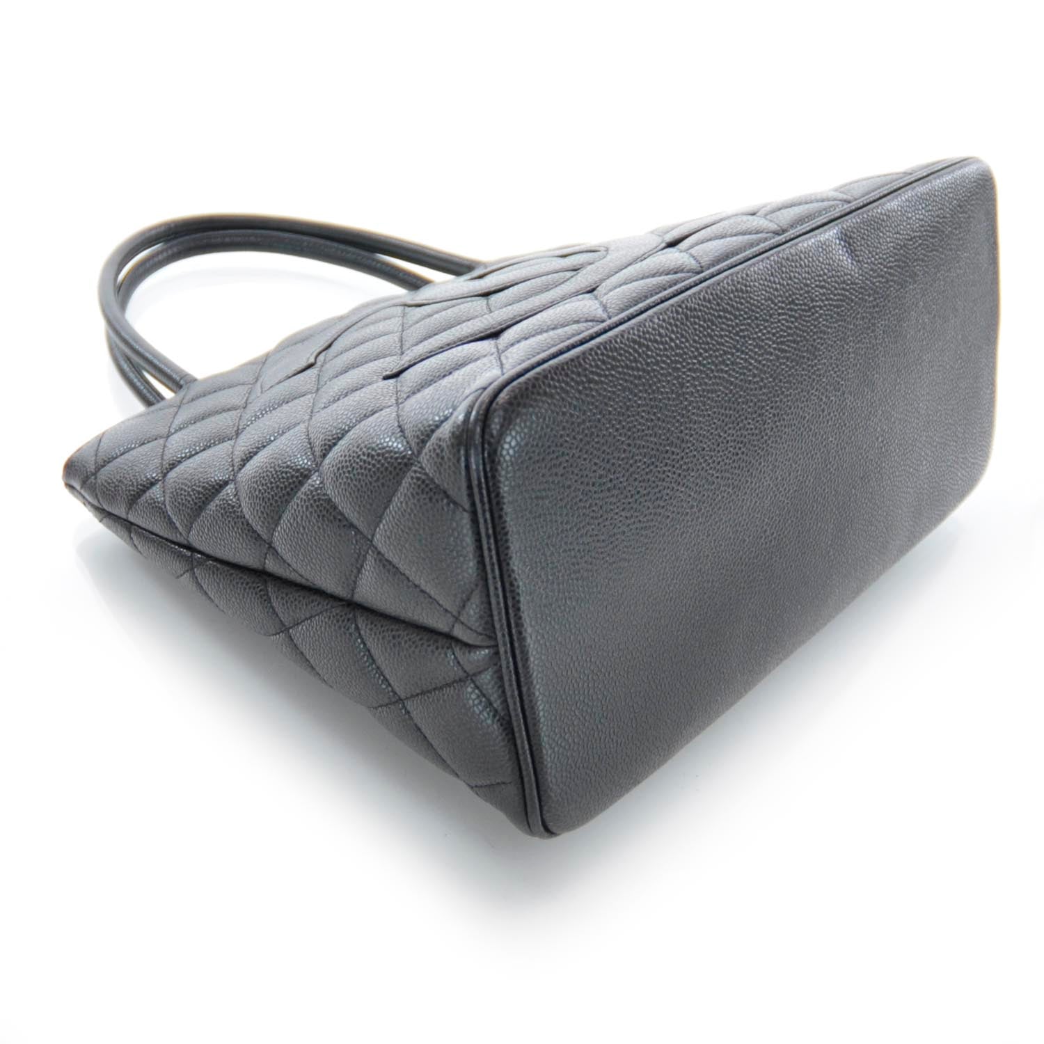 Chanel Caviar Quilted Medallion Tote Black 4 of 8