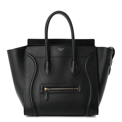 Celine Smooth Calfskin Mini Luggage  Black 1 of 11