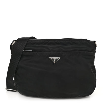 Prada Tessuto Nylon Messenger Bag Black 1 of 11