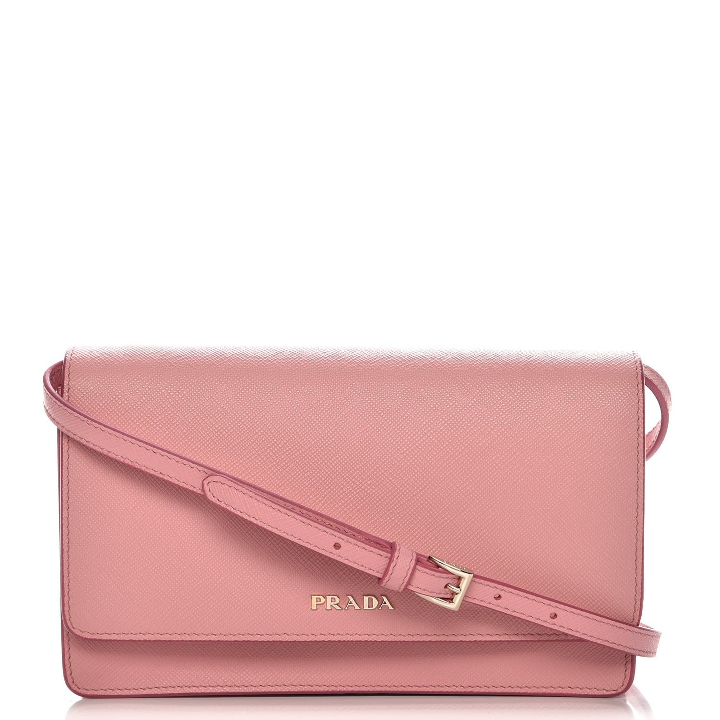 Saffiano Metal Flap Wallet Petalo
